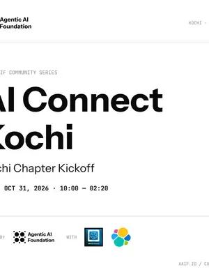AI Connect Kochi poster