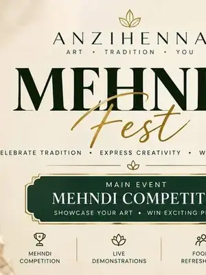 Anzihenna Mehndi Fest poster
