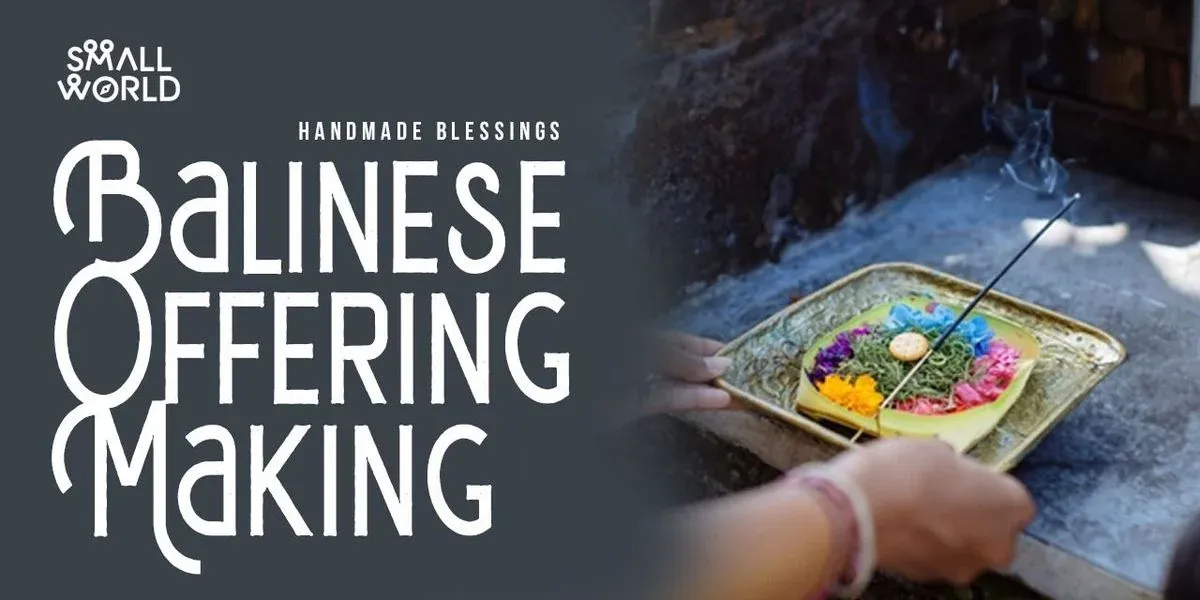 Balinese Offering Making (Canang Sari)