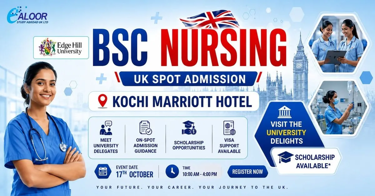 BSc Nursing UK Spot Admission 2026