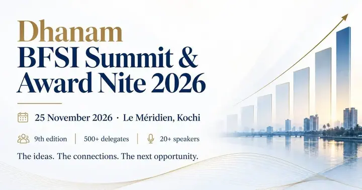 Dhanam BFSI Summit & Award Nite 2026 poster