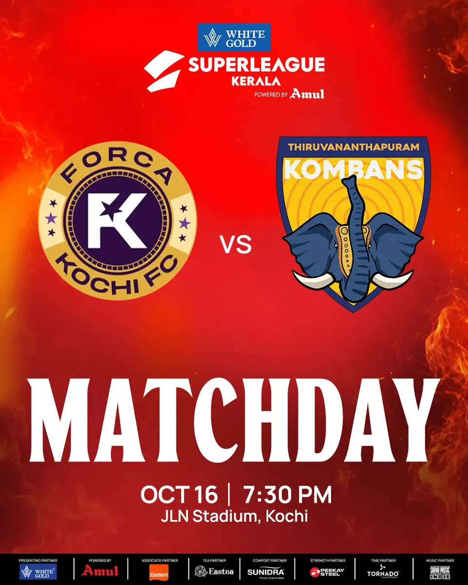 Forca Kochi FC vs Thiruvananthapuram Kombans FC