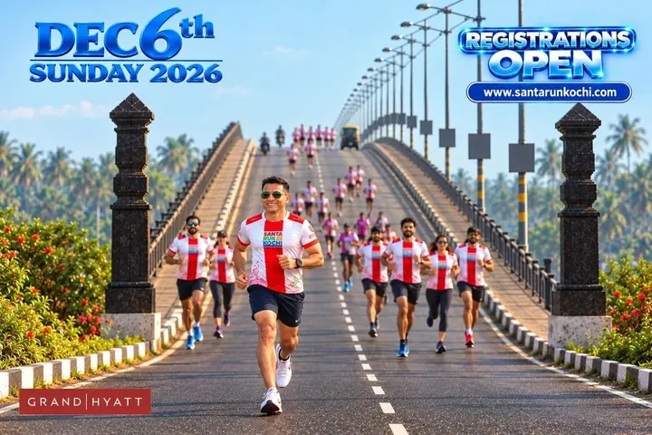 Santa Run Kochi 2026 poster