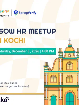 TSOW HR Meetup in Kochi poster